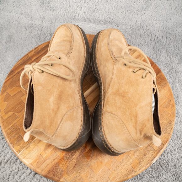 UGG Tan Suede Moc Toe Ankle Chukka Lace Boots Mens 9.5 - Picture 5 of 7
